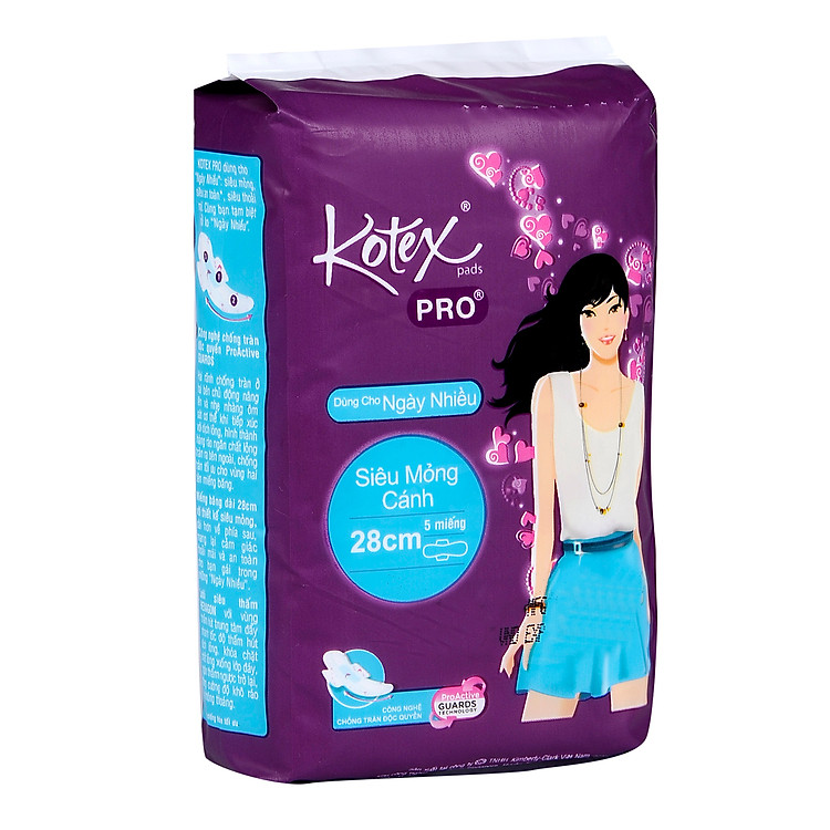 BVS Kotex Pro Siêu Mỏng Cánh 5*48