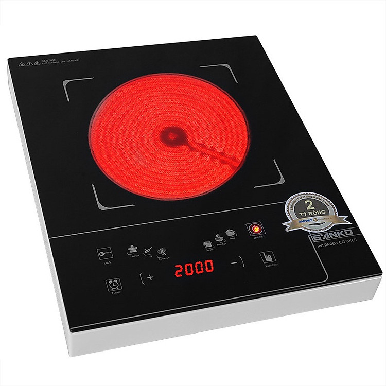 Bếp Hồng Ngoại Sanko SPN 7617W - Hàng chính hãng