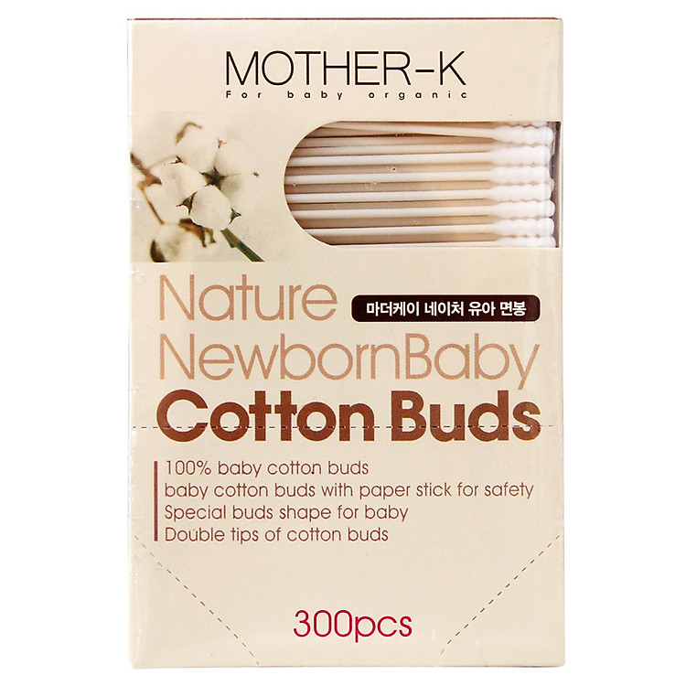 Tăm Bông 2 Đầu Mother-K Cho Bé Chính hãng Ưu đãi