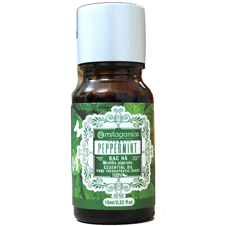 Tinh Dầu Bạc Hà Ấn Độ Milaganics Menthol Min 60% (10ml)