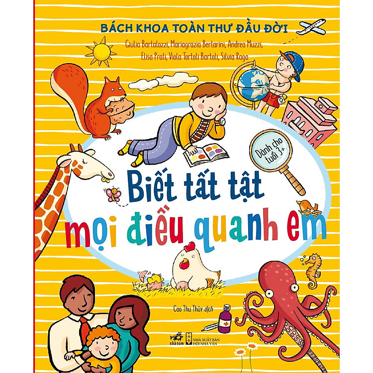 Sách Bách Khoa Thư Đầu Đời - Biết Tất Tật Mọi Điều Quanh Em (Dành Cho Tuổi 3+)