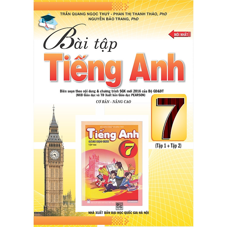 Sách Bài Tập Tiếng Anh Lớp 7 (Tập 1 + Tập 2)