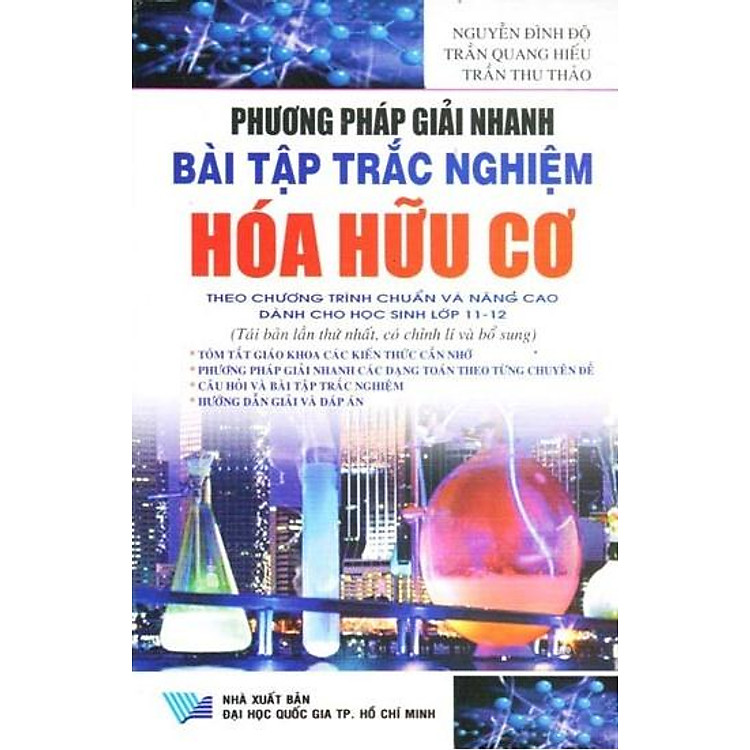Sách Phương Pháp Giải Nhanh Bài Tập Trắc Nghiệm Hóa Hữu Cơ