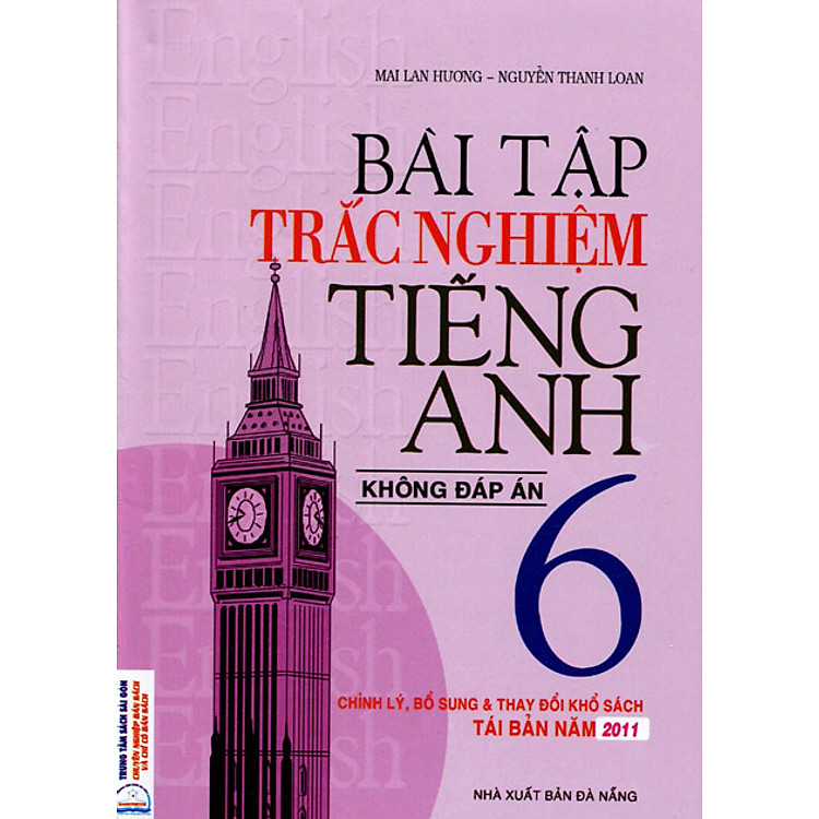 Sách Bài Tập Trắc Nghiệm Tiếng Anh Lớp 6 Mai Lan Hương