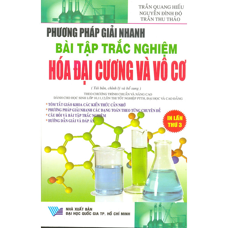 Sách Phương Pháp Giải Nhanh Bài Tập Trắc Nghiệm Hóa Đại Cương Và Vô Cơ 12