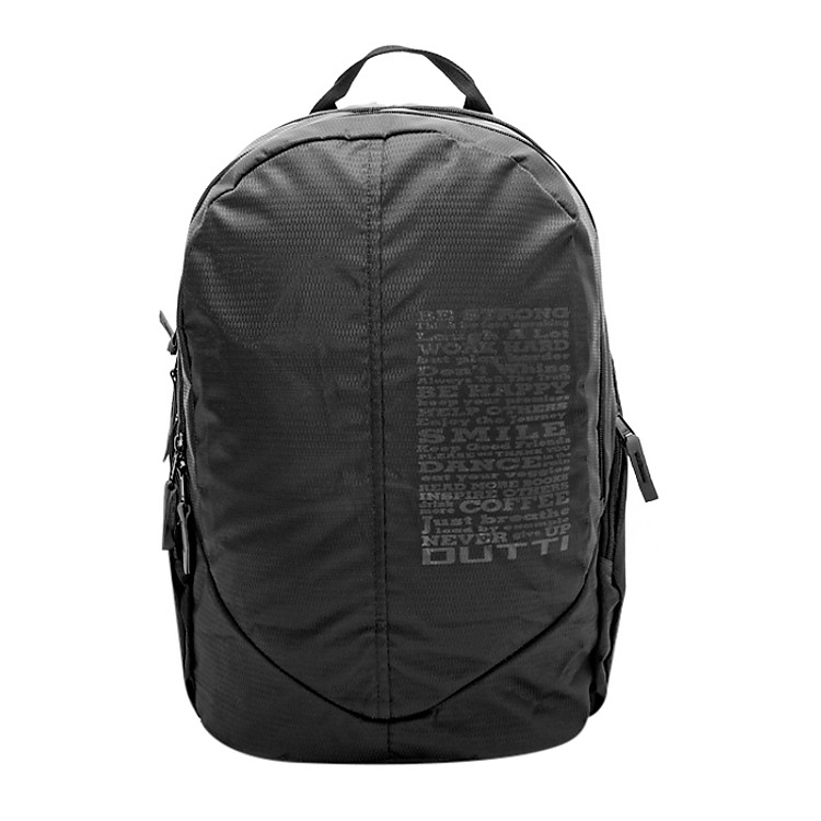 Balo Unisex Dutti No.06 - Đen In Chìm