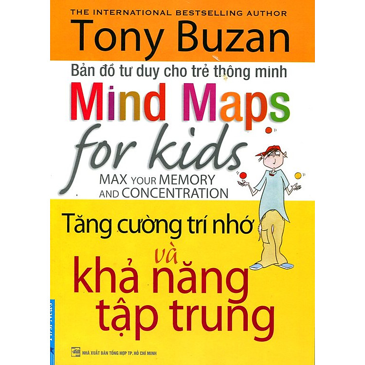 Sách Bản Đồ Tư Duy Cho Trẻ Thông Minh - Tăng Cường Trí Nhớ Và Khả Năng Tập Trung