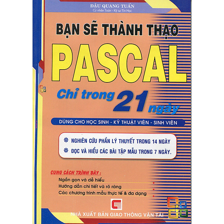 Sách Bạn Sẽ Thành Thạo Pascal Chỉ Trong 21 Ngày