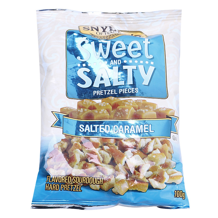 Bánh Mì Pretzel Vị Muối Caramel Snyder's 100g