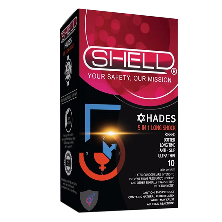 Bao Cao Su Shell Premium 5 in 1 SDE10