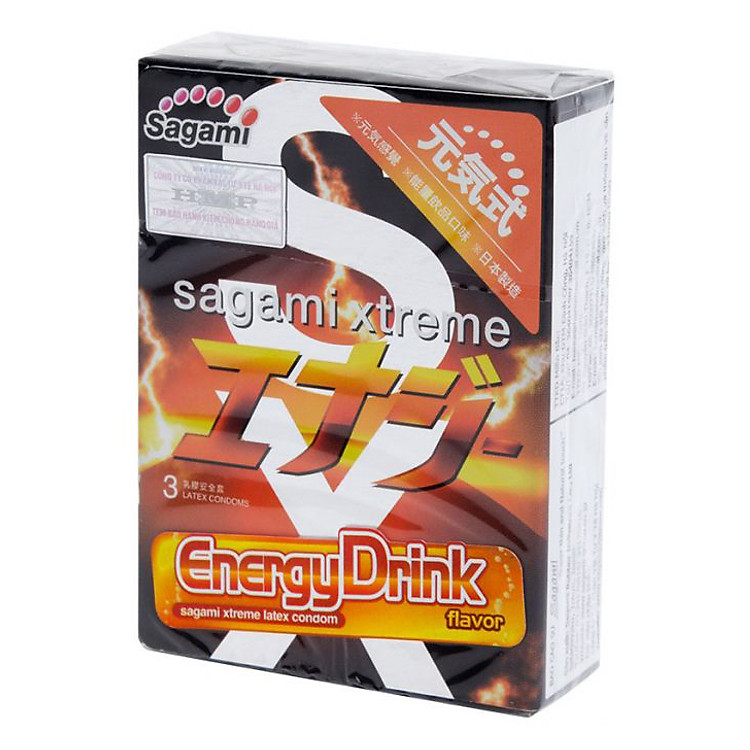 Bao Cao Su Sagami Xtreme Energy - Hộp 3 Gói