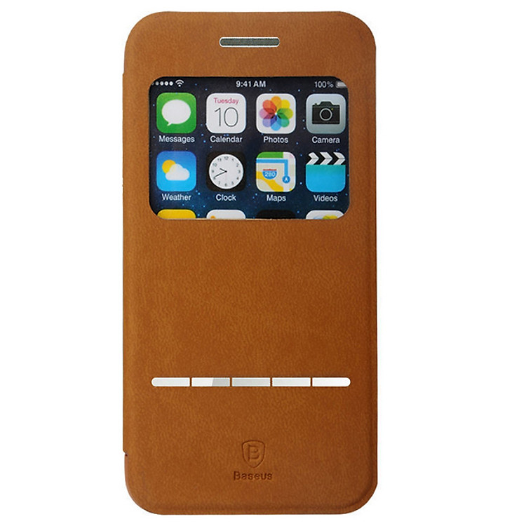 Bao Da Baseus Terse Cho iPhone 6 - Nâu