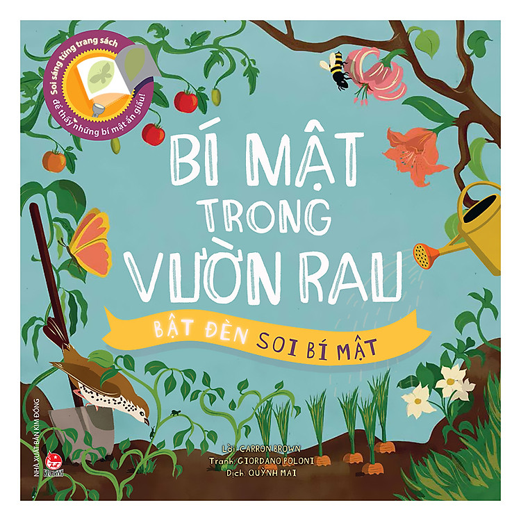 Sách Bật Đèn Soi Bí Mật: Bí Mật Trong Vườn Rau