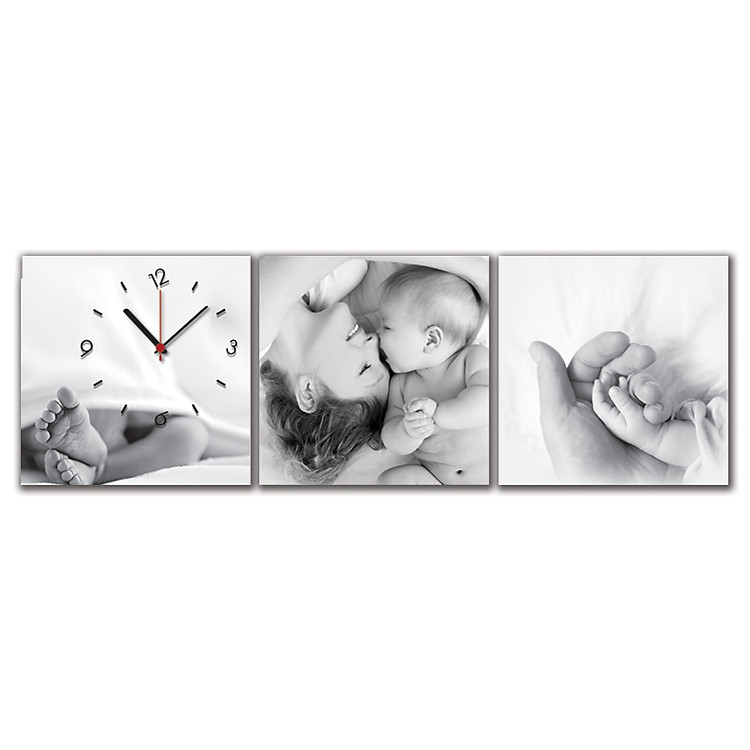 Tranh Đồng Hồ Suemall BB150202 – Tình Mẫu Tử