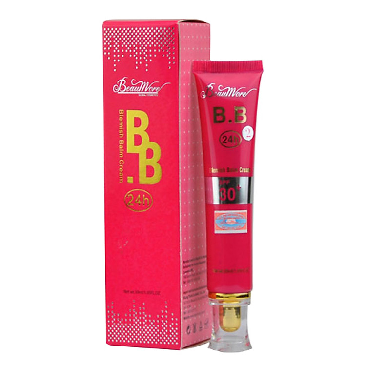 Kem Trang Điểm Dưỡng Da B.B 24H Beaumore (30ml)