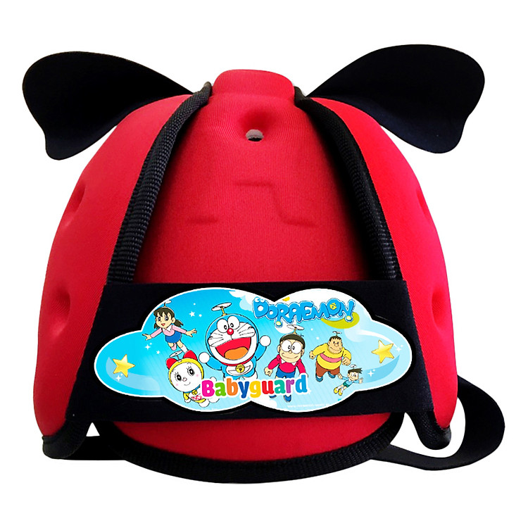 Nón Bảo Vệ Đầu Cho Bé Babyguard Doremon BB_DEM_Do (Đỏ)