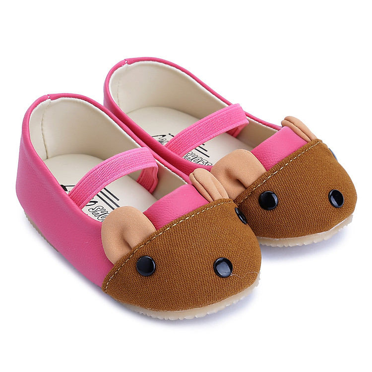 Giày Búp Bê Bé Gái Mouse Lubo BBMHS - Hồng Sen