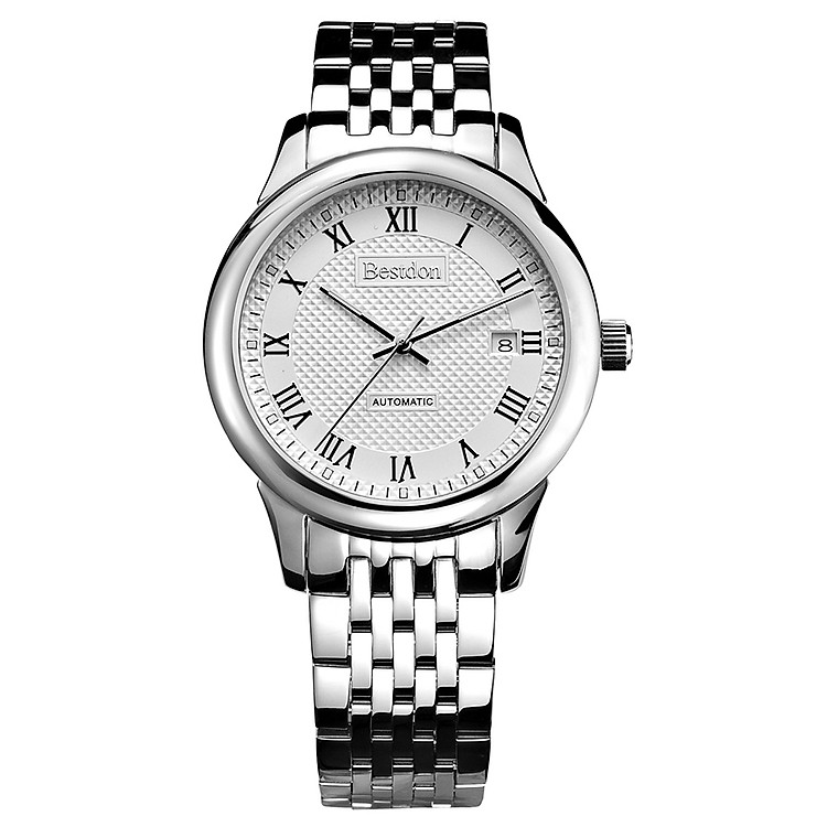 Đồng Hồ Nam Automatic Dây Kim Loại Bestdon BD7103G (39.2mm) - Bạc