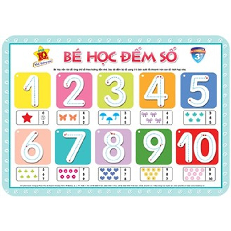 Sách Bé Học Đếm Số