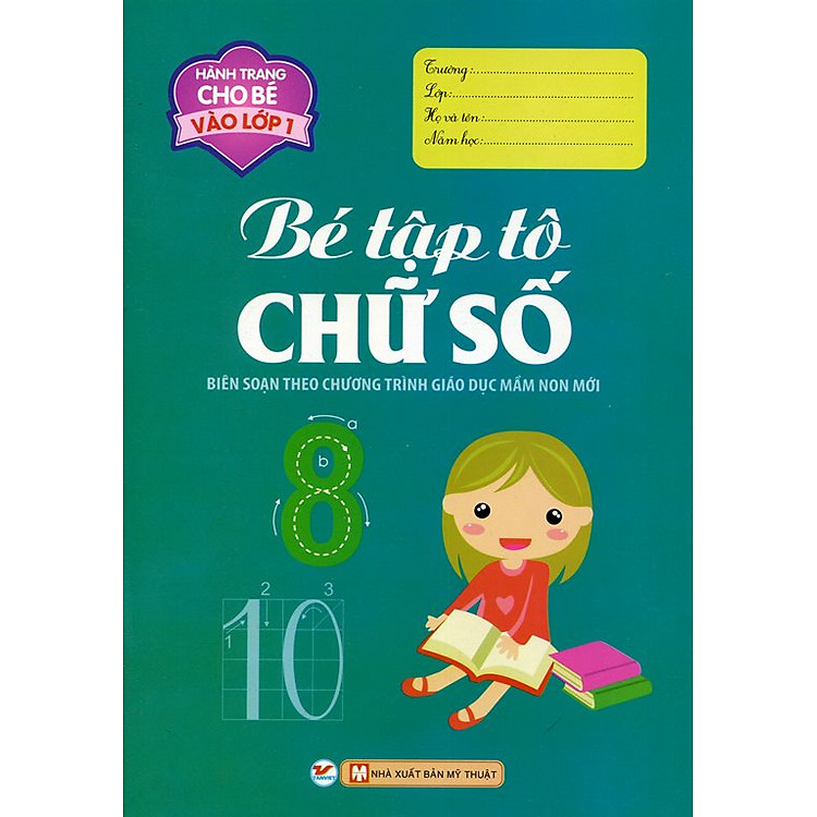 Sách Hành Trang Cho Bé Vào Lớp 1 - Bé Tập Tô Chữ Số