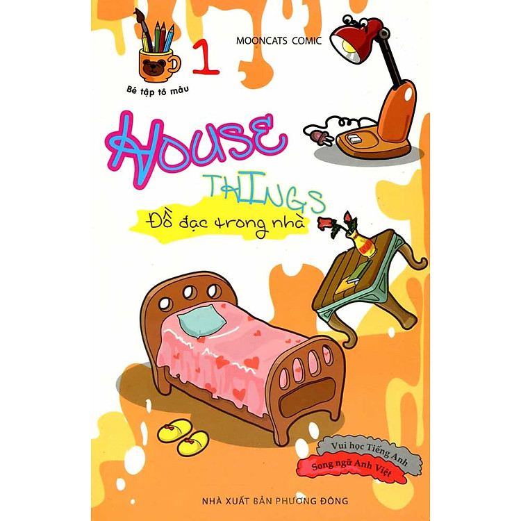 Sách Bé Tập Tô Màu 1 - Đồ Đạc Trong Nhà