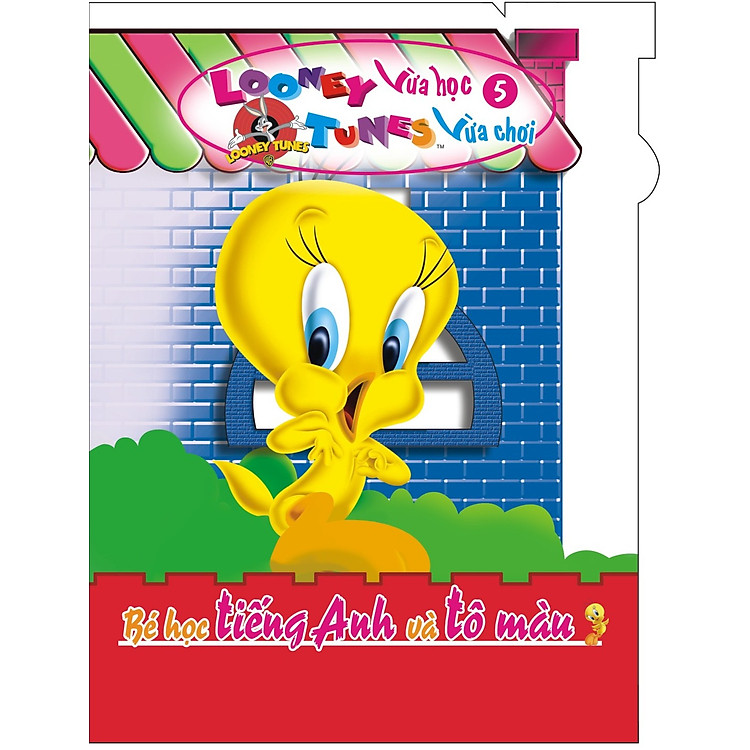 Sách Looney Tunes Vừa Học Vừa Chơi (Tập 5) - Bé Học Tiếng Anh Và Tô Màu