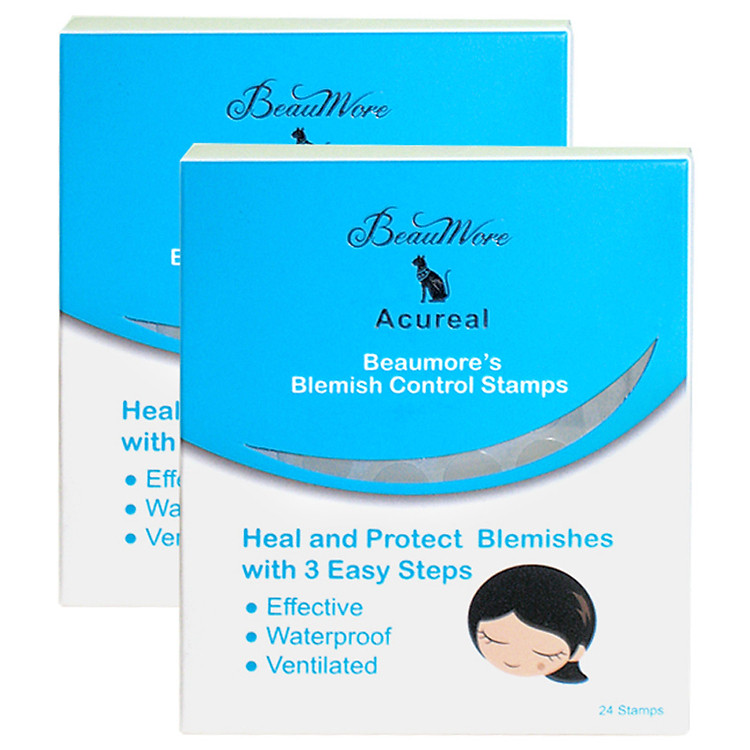Combo 2 Miếng Dán Mụn Beaumore's Blemish Control Stamps HH060 (24 Miếng)