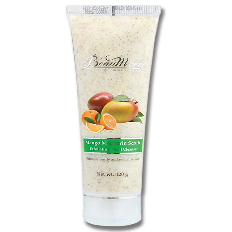 Sữa Rửa Mặt Hạt Cát - New Beaumore Mango Mandarin Facial Scrub TP104 (120g)