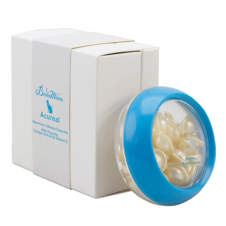 Tinh Chất Làm Mờ Nám Cao Cấp Từ Nhau Thai Cừu Beaumore Beauty Capsules HH005 (Hũ 40 Viên)