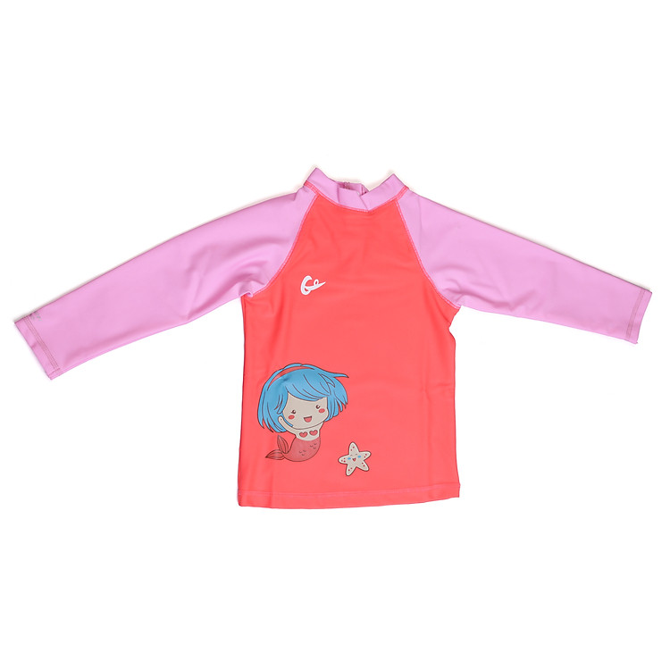 Áo Bơi Chống Tia UV Cho Bé 6 Tháng - 3 Tuổi Gosweaty BEBE02 - Cam Phối Hồng
