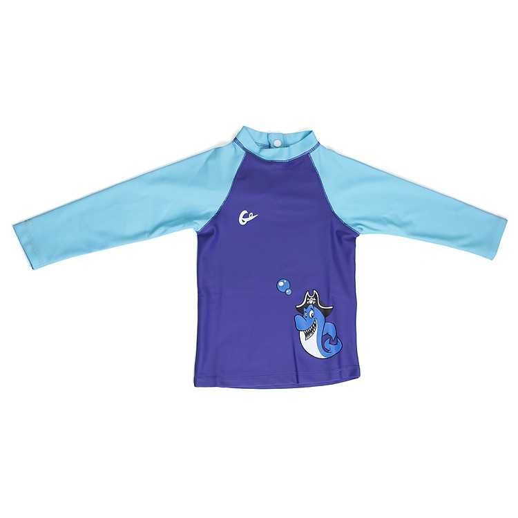 Áo Bơi Chống Tia UV Cho Bé 6 Tháng - 3 Tuổi Gosweaty BEBE04 - Xanh Dương Phối Xanh Ngọc