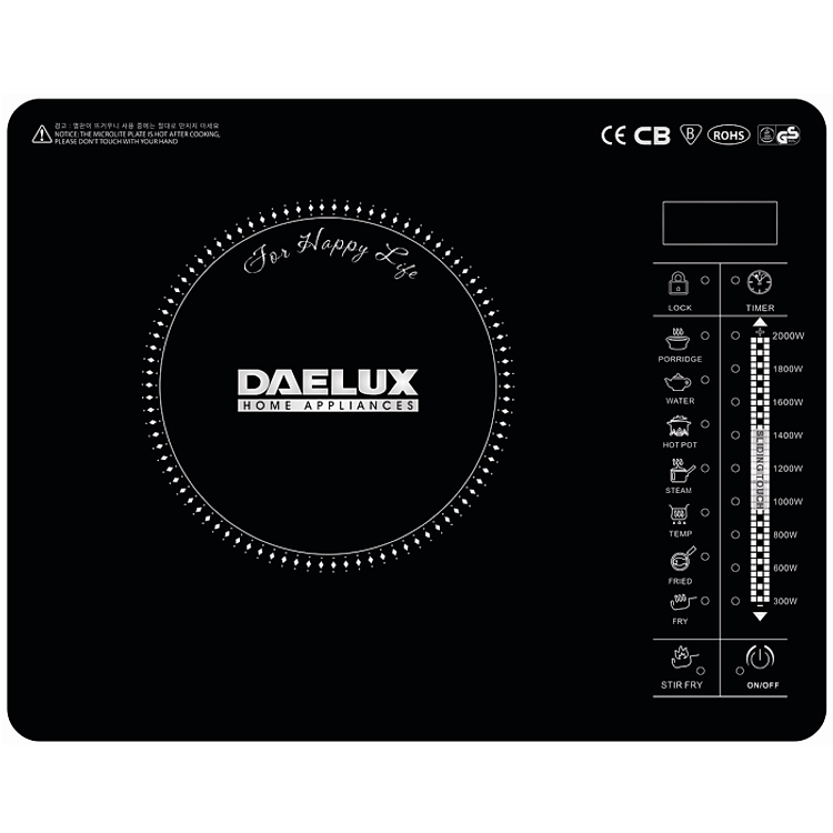 Bếp Từ Daelux DXI-332 + Nồi lẩu - Hàng chính hãng