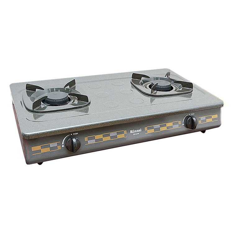 Bếp Gas Dương Rinnai RV-270GN - Xám - Hàng Chính Hãng