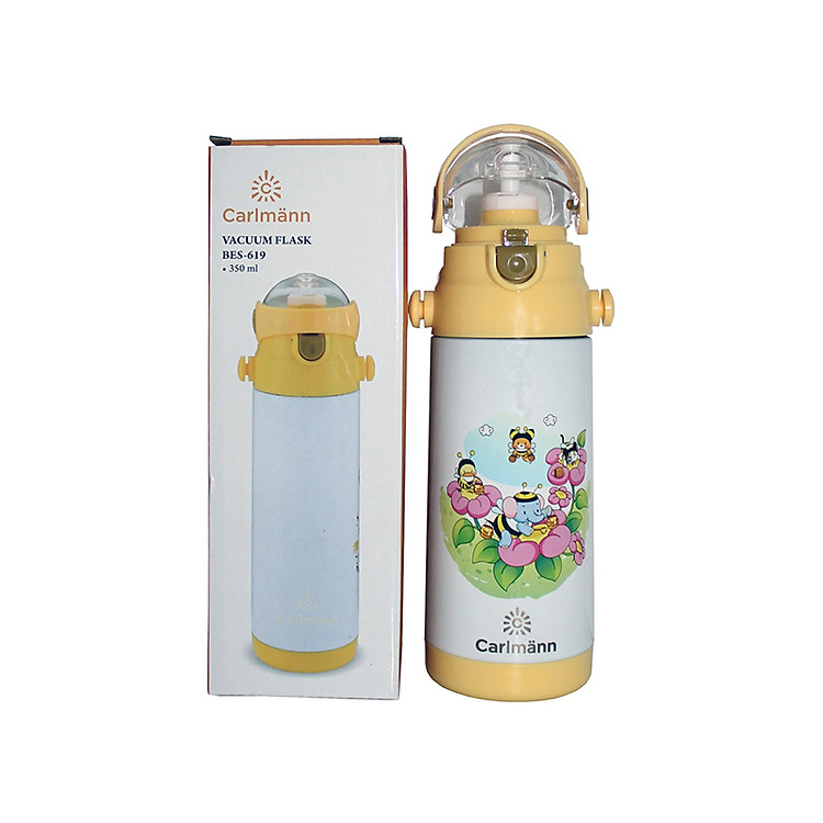 Bình Giữ Nhiệt Nóng Lạnh Carlmann BES-619 350Ml