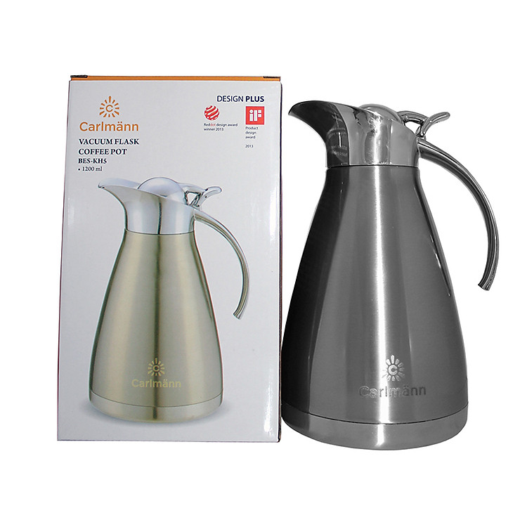 Bình Cà Phê Giữ Nhiệt Carlmann BES-KH5 1.2 Lít