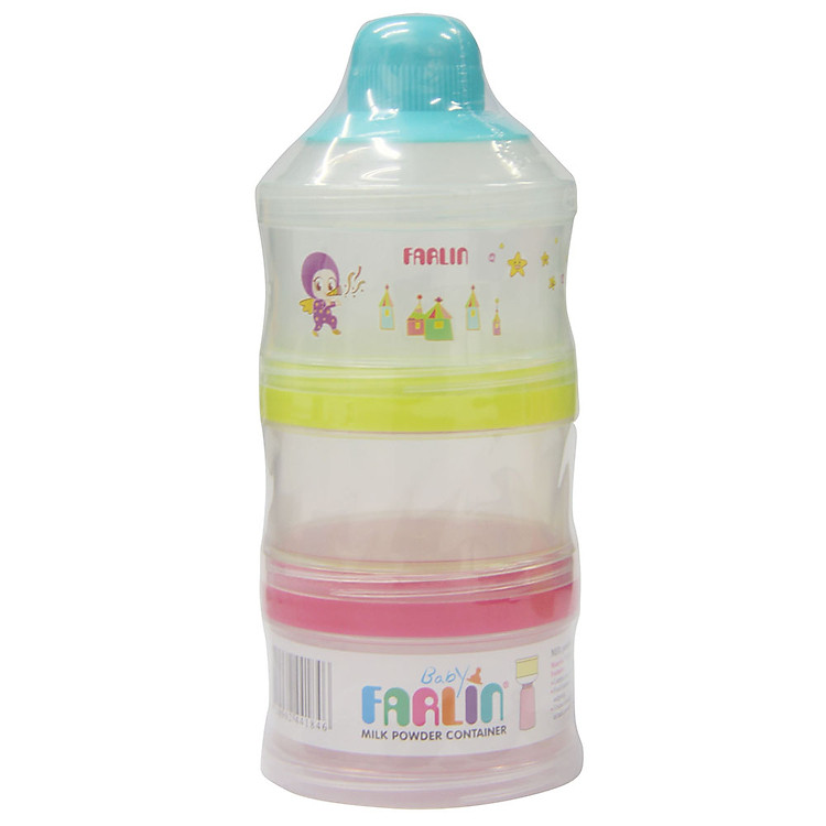 Hộp Đựng Sữa Bột Đa Năng Farlin Vô Trùng 3 Tầng - BF-184A