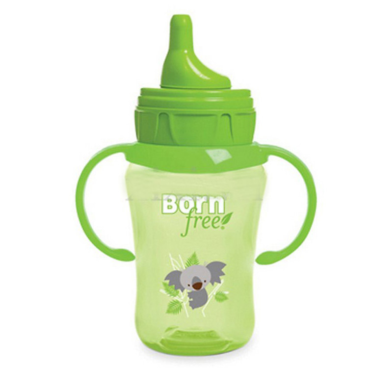 Cốc Tập Uống Born Free Màu Xanh Lá 260ml - BF46493