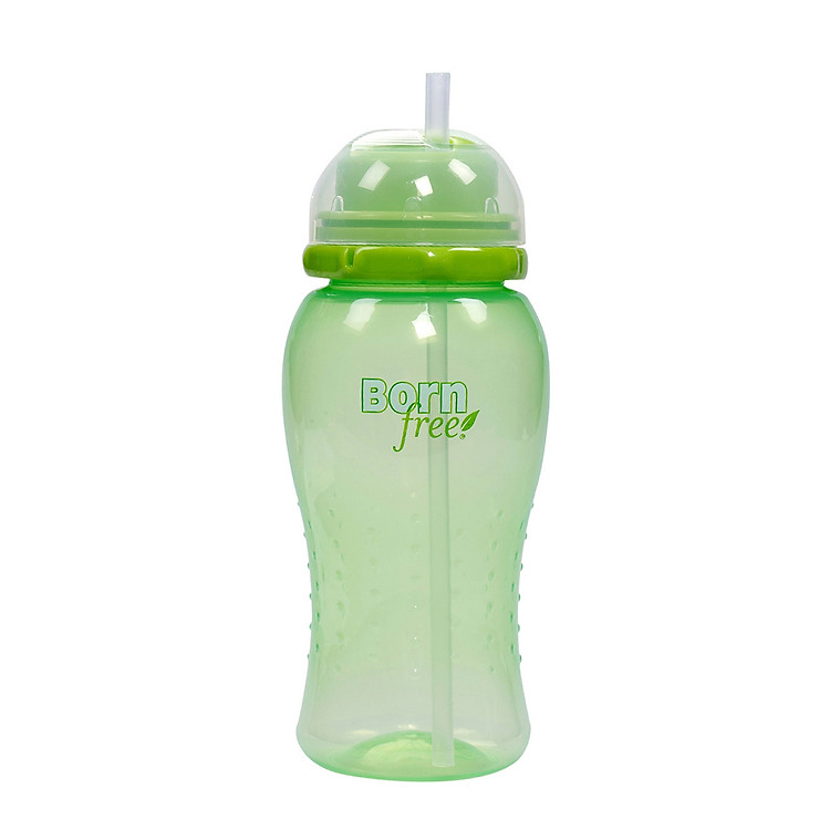 Cốc Ống Hút Born Free Màu Xanh Lá 410ml - BF46553