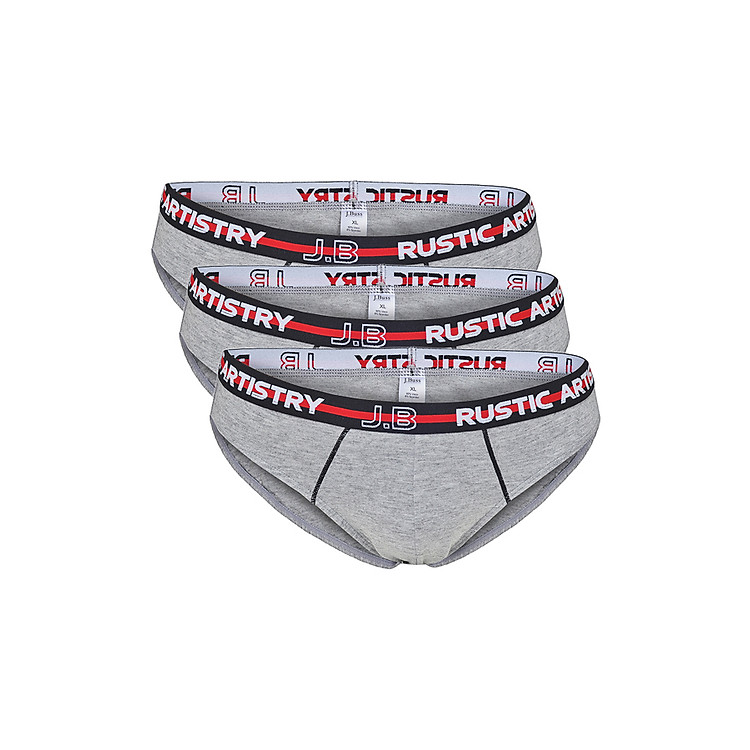 Combo 3 Quần Lót Nam J.BUSS BFMB5106 - Xám Nhạt