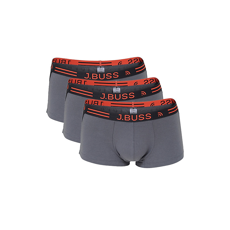 Combo 3 Quần Lót Nam J.BUSS BFMB5120 - Xám Đậm