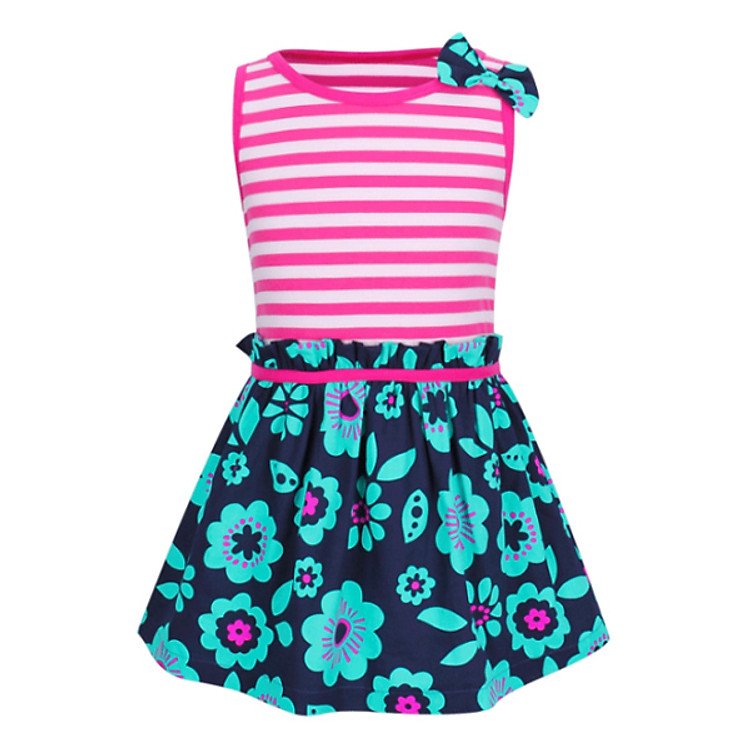 Đầm Sát Nách VTA Kids TE BG51103H – Hồng