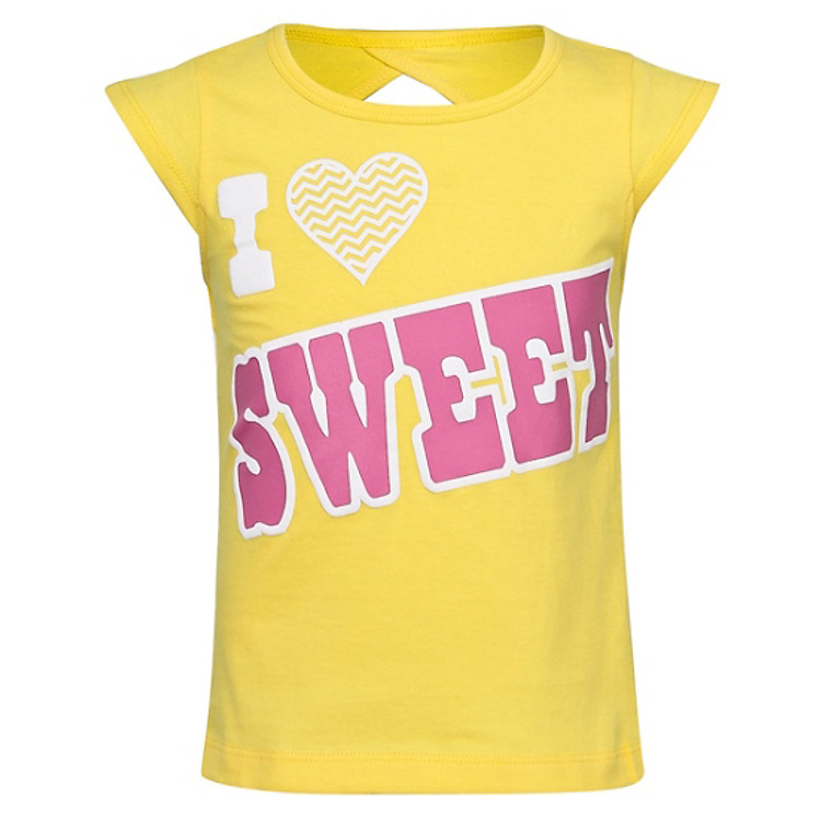 Áo Thun Bé Gái Oh My VTA KIDS BG - 14300 - Vàng