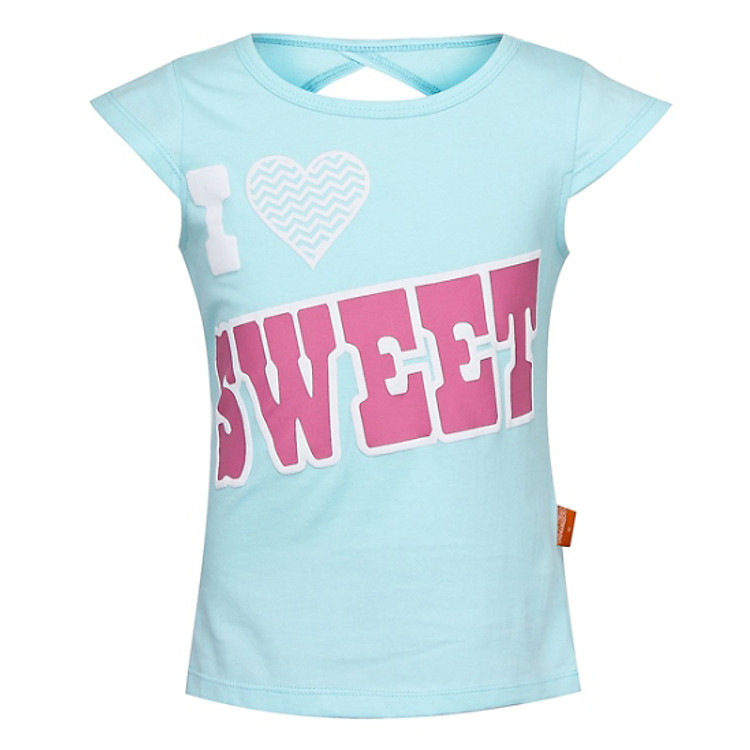 Áo Thun Bé Gái Oh My VTA KIDS BG - 14300 - Xanh