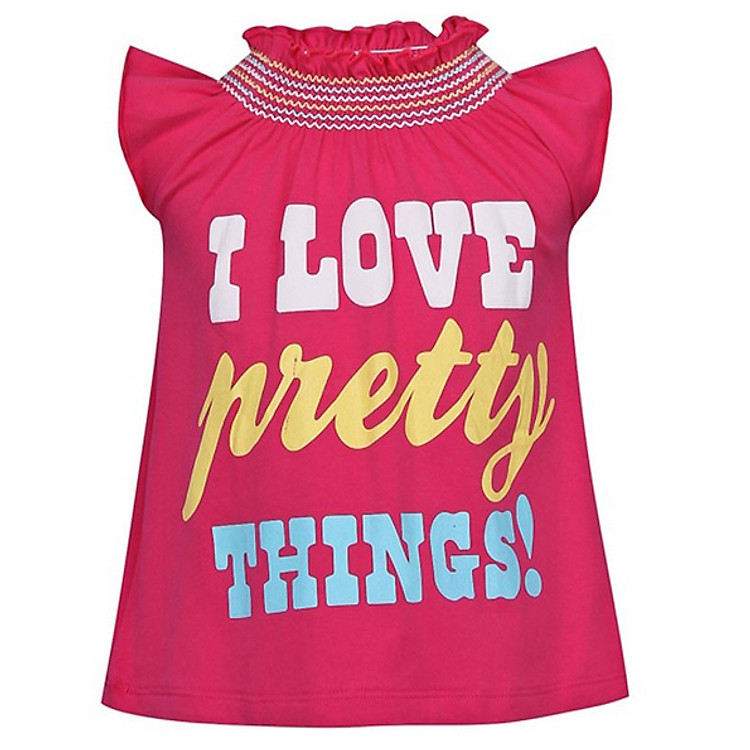 Áo Thun Móc Xích Bé Gái VTA KIDS BG - 14302 - Hồng