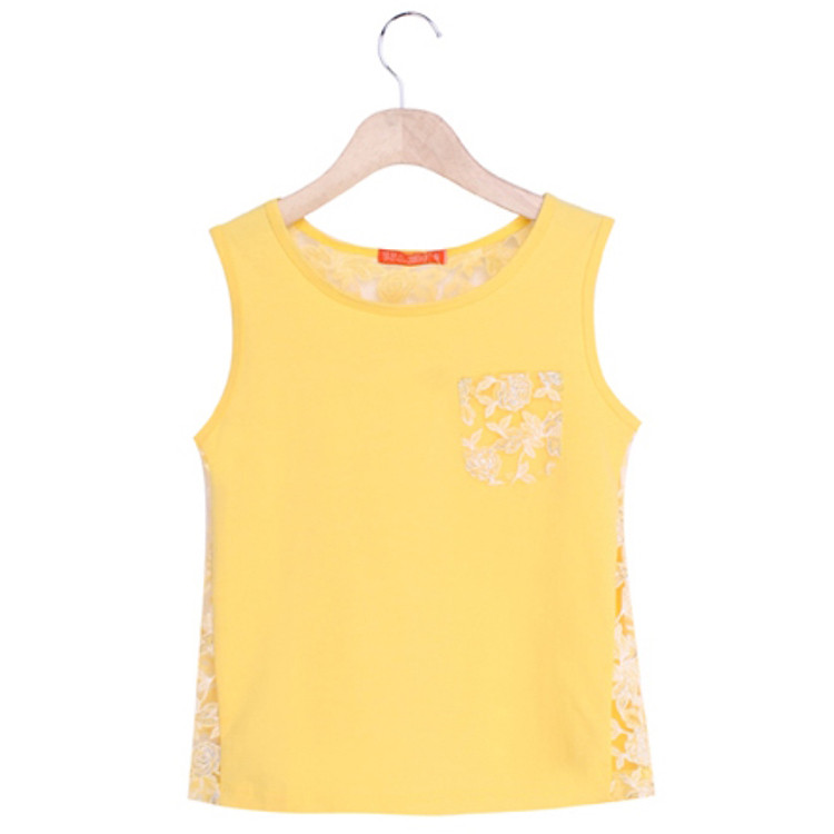 Áo Thun Bé Gái VTA KIDS BG50304 4-14Y - Vàng