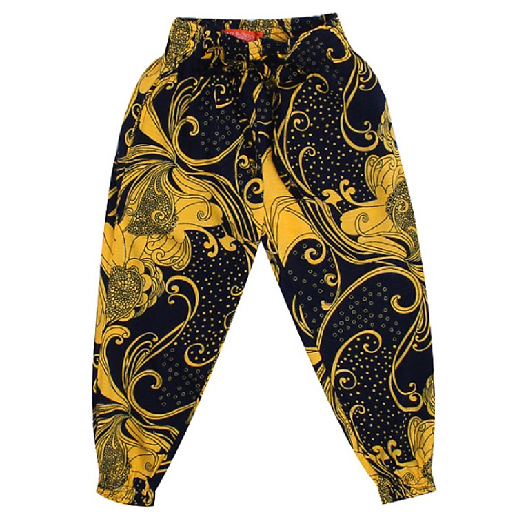 Quần Dài Bé Gái VTA KIDS TOLE TE50528G 4-14 - Đen Vàng