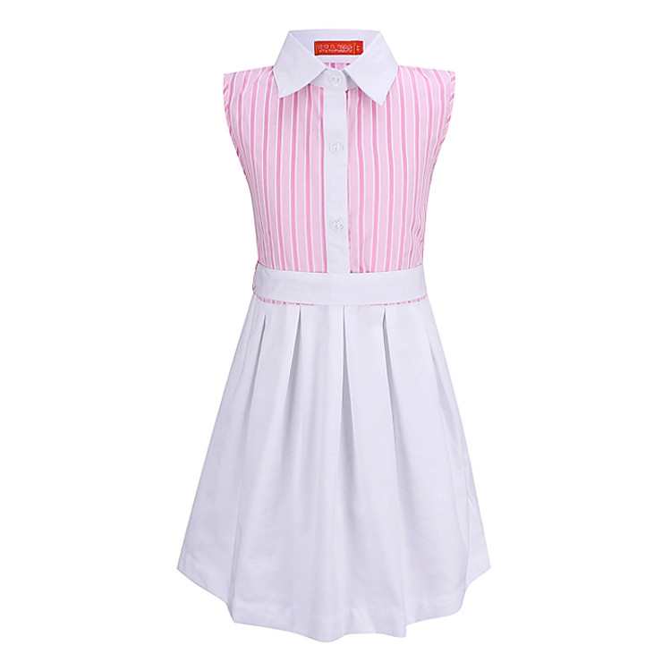 Đầm Sát Nách Bé Gái VTA Kids BG50707H – Hồng