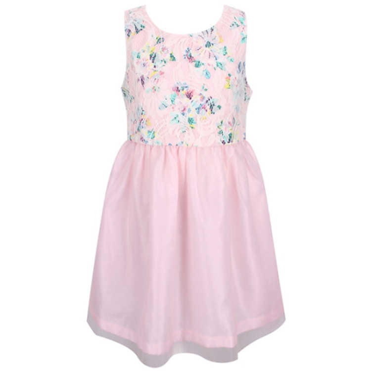 Đầm Bé Gái VTA KIDS BG50804 4-14 - Hồng