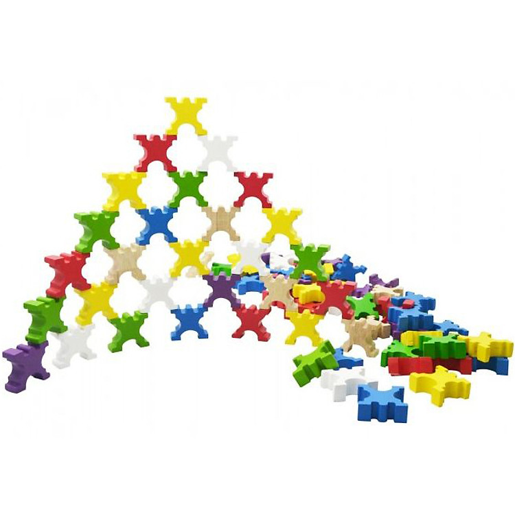 Đồ Chơi Gỗ Tottosi Tháp Người 301007 (48 Mảnh)