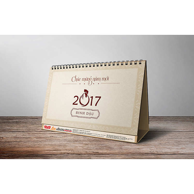Lịch Để Bàn 2017 (Đinh Tị)
